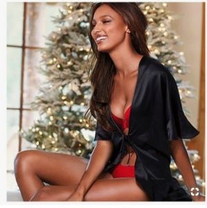 Victoria's Secret Black Kimono